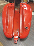 NOS Gas Tank Factory Harley custom Paint Red Decals CVO Softail Carb Heritage Fa