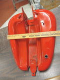 NOS Gas Tank Factory Harley custom Paint Red Decals CVO Softail Carb Heritage Fa