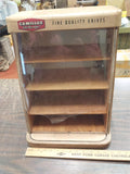 Vintage Camillus Pocket Knife Display Counter Hardware Store 1940's Skeleton Key