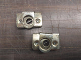 Pair Harley Saddlebag Bail Head Receptacle Clip Fastner Mount OEM FLH