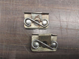 Pair Harley Saddlebag Bail Head Receptacle Clip Fastner Mount OEM FLH