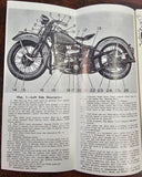 NOS Owners Manual Handbook Harley UL Knucklehead Panhead book OEM Factory 1940's