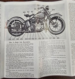 NOS Owners Manual Handbook Harley UL Knucklehead Panhead book OEM Factory 1940's