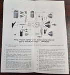 NOS Owners Manual Handbook Harley UL Knucklehead Panhead book OEM Factory 1940's