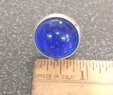 NOS License Plate Bolts Glass Blue Harley Panhead VTG Auto Hotrod