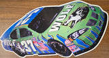 Timber Wolf Mark Green #37 Nascar Metal Tin Race Car Mancave Sign 23x14
