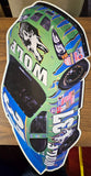 Timber Wolf Mark Green #37 Nascar Metal Tin Race Car Mancave Sign 23x14
