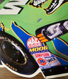 Timber Wolf Mark Green #37 Nascar Metal Tin Race Car Mancave Sign 23x14
