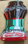 VTG Coca Cola Soda Metal Tin Sign 3D Embossed 21x6 Diner Garage Kitchen Diet Cok