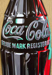 VTG Coca Cola Soda Metal Tin Sign 3D Embossed 21x6 Diner Garage Kitchen Diet Cok