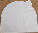 VTG 1999 Timber Wolf Chewing Tobacco Metal Tin 17"x18" Store Advertising Sign