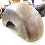NOS Harley Honda Yamaha Custom Chopper 12 1/2" Rear Roller Fender 15 Gauge Steel