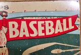 2006 TOPPS Baseball Picture Card Metal Tin Mancave 16.5"x12" Sign 1950s Retro