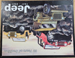 1941-2001 Jeep 60 Years of Service Tin Mancave Sign Willys CJ7 Renegade Wrangler