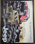 1941-2001 Jeep 60 Years of Service Tin Mancave Sign Willys CJ7 Renegade Wrangler