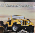 1941-2001 Jeep 60 Years of Service Tin Mancave Sign Willys CJ7 Renegade Wrangler