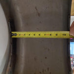 NOS Harley Honda Yamaha Custom Chopper 10 3/4" Rear Strutless Fender 14 Gauge