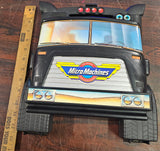 VTG 1988 Micro Machines Galoob Semi Truck 52 Toy Car Collector Carrying Case