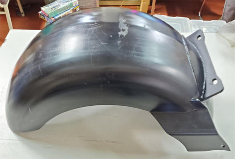 Black 13 " Strutless Chopper Harley Custom Apps Softail Rear Fender 300 Tire