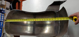 Black 13 " Strutless Chopper Harley Custom Apps Softail Rear Fender 300 Tire