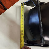 Black 13 " Strutless Chopper Harley Custom Apps Softail Rear Fender 300 Tire