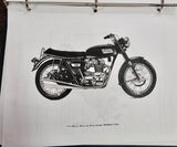 Triumph Factory Workshop Owners Repair Service Book Manual 1973 Trident T150V