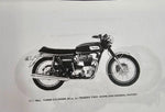 Triumph Factory Workshop Owners Repair Service Book Manual 1973 Trident T150V