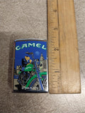 VTG unfired 1996 Zippo Joe Camel Motorcycle High Polish Chrome Cigarette RJRTC