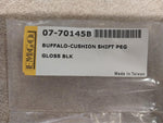 EMGO Buffalo Cushion Shifter Toe Peg Black 07-70145B Sportster Softail