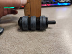 EMGO Buffalo Cushion Shifter Toe Peg Black 07-70145B Sportster Softail
