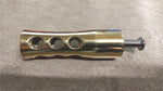 12 Hole Solid Brass Drilled Custom Shift Peg Chopper Softail Dyna Harley Sport