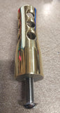 12 Hole Solid Brass Drilled Custom Shift Peg Chopper Softail Dyna Harley Sport