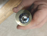12 Hole Solid Brass Drilled Custom Shift Peg Chopper Softail Dyna Harley Sport