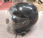 Fulmer Helmet Af-655 DOT Black Face Shield Earpiece Microphone Motorcycle Sport