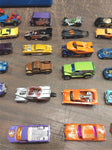 Hot Wheels Mattel 48 Piece Blue Carry Case Cars Trucks Kids Toys Collectibles