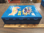 Hot Wheels Mattel 48 Piece Blue Carry Case Cars Trucks Kids Toys Collectibles