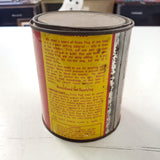 VTG Empty Firma-Plug Red Yellow Tin Can Collectible Wall-Firma INC. Original Tag