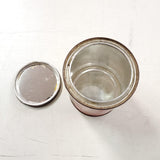 VTG Empty Firma-Plug Red Yellow Tin Can Collectible Wall-Firma INC. Original Tag