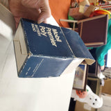 VTG Red White Bl Mobil Oil Premier Poly 9 volt Mini Battery Radio Ori Box 3324F