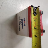 VTG Red White Bl Mobil Oil Premier Poly 9 volt Mini Battery Radio Ori Box 3324F