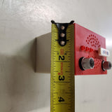 VTG Red White Bl Mobil Oil Premier Poly 9 volt Mini Battery Radio Ori Box 3324F