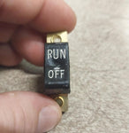 EMGO 07-48713 Run Off Switch Button # 71547-75 Harley Motorcycle Handlebar