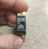 EMGO 07-48713 Run Off Switch Button # 71547-75 Harley Motorcycle Handlebar