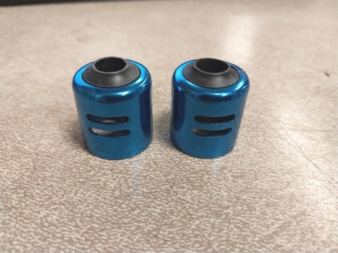 78-035 Blue 11/16 " Spark Plug Covers Evolution Sportster 1986^ Harley XL Bagger