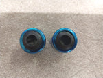 78-035 Blue 11/16 " Spark Plug Covers Evolution Sportster 1986^ Harley XL Bagger