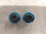 78-035 Blue 11/16 " Spark Plug Covers Evolution Sportster 1986^ Harley XL Bagger
