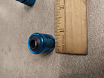 78-035 Blue 11/16 " Spark Plug Covers Evolution Sportster 1986^ Harley XL Bagger