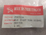 Black Right Turn Signal Switch 1PC 25870DA Harley 1996-2013 FLSTF FLH XL Dyna