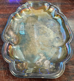 VTG Gorham Newport Silver Plate Heritage YB10 Bread Serving Tray Fluted