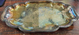VTG Gorham Newport Silver Plate Heritage YB10 Bread Serving Tray Fluted